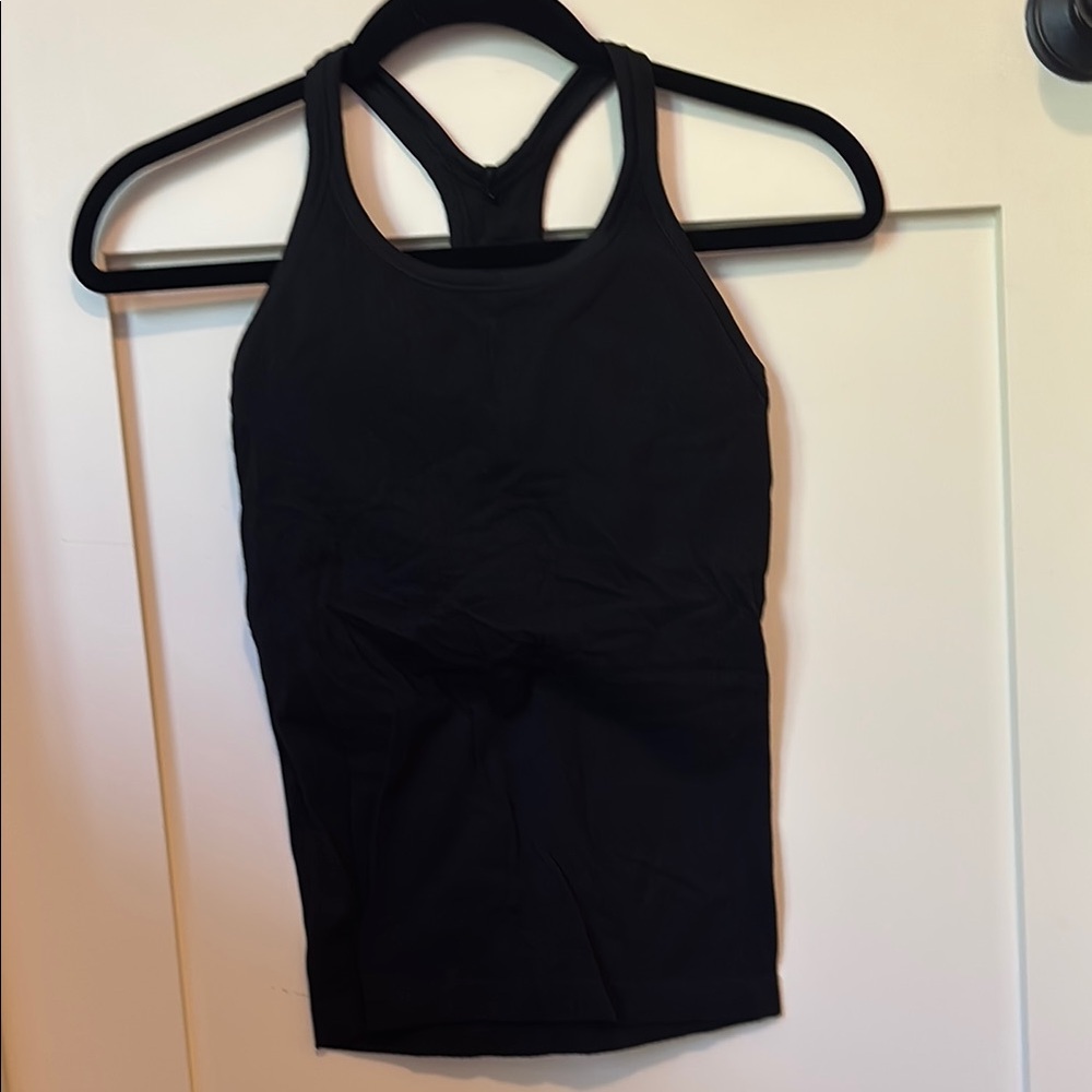 Black Racerback Tank Top